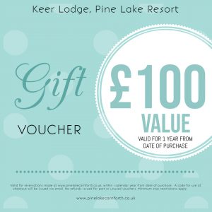 Keer Lodge, Pine Lake Resort. £100 Gift voucher.