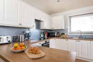 Fully equipped kitchen at Keer Lodge