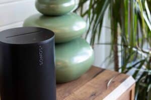 Sonos sound system with Alexa and Spotify at Sandmartin Lodge