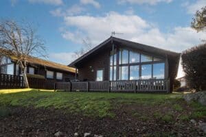 Sandmartin Lodge in the sunshine