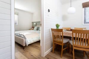 Double bedroom at Sandmartin Lodge