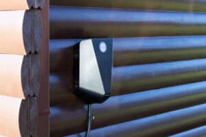 Private parking with EV charger at Sandmartin Lodge
