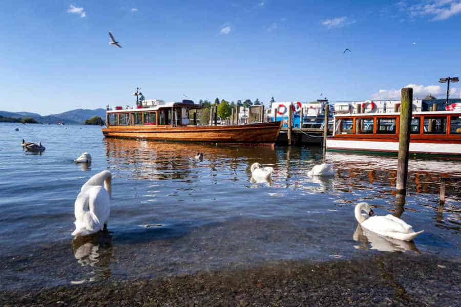 Lake cruise boat on Windermere
