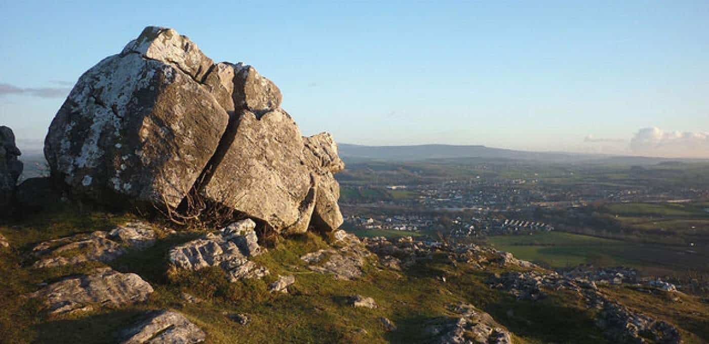 View from Warton Crag nature reserve