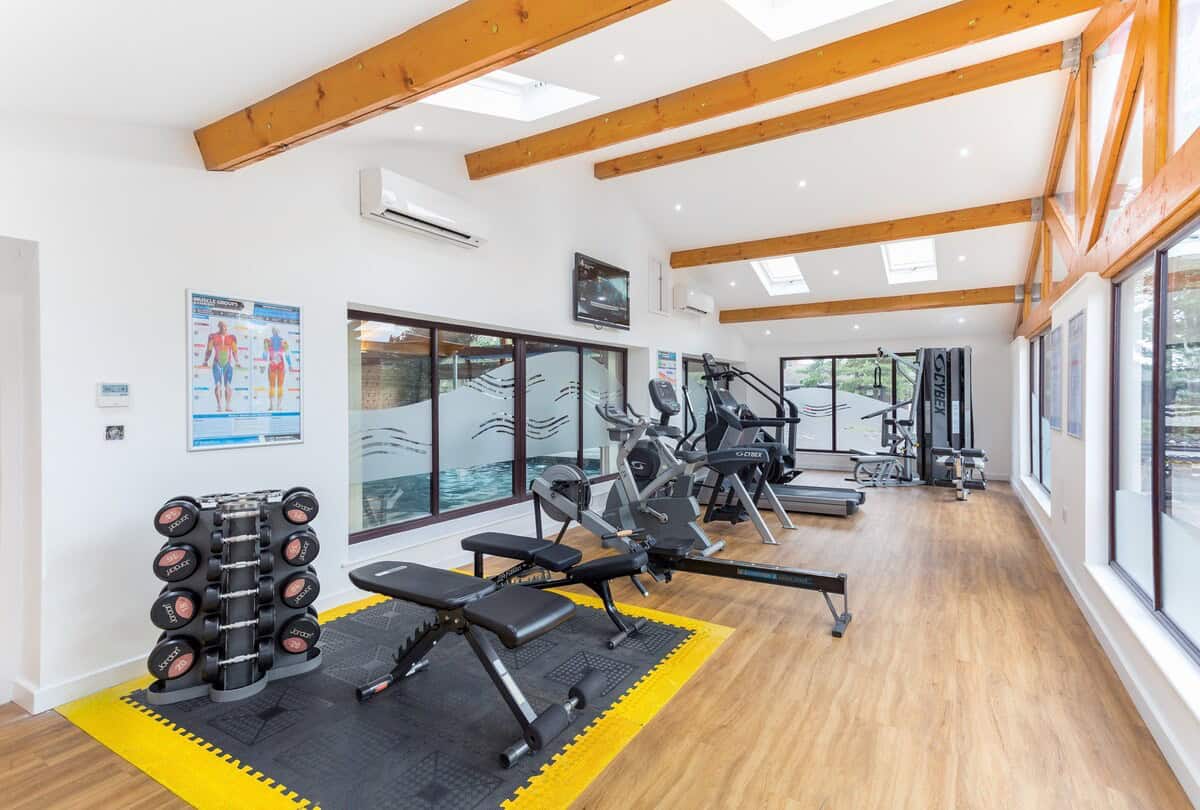 Gym in the Pine Lake Resort leisure centre