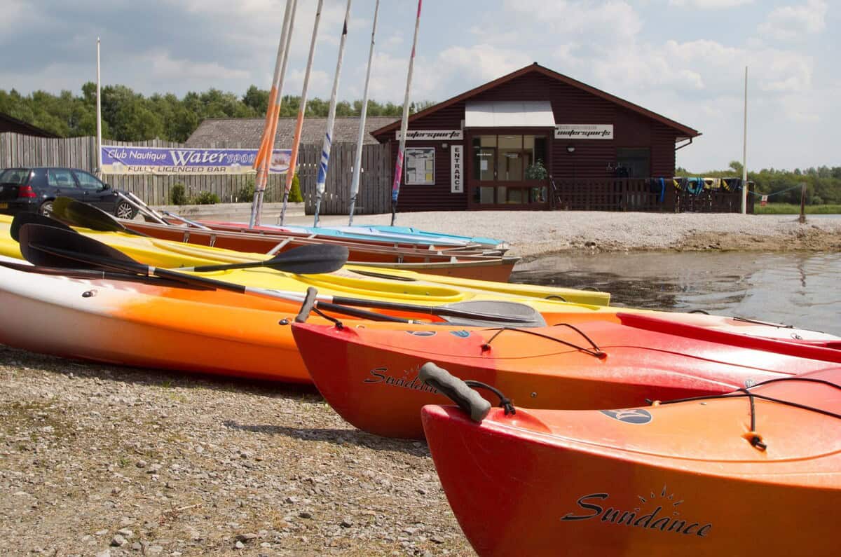 Watersports on the lake at Pine Lake Resort