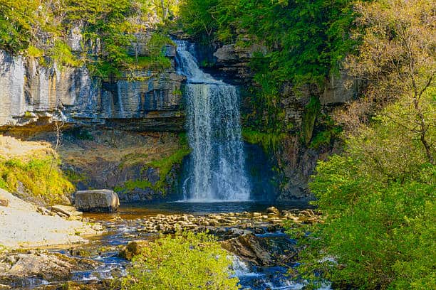 Waterfall on the Ingleton Waterfalls Trail